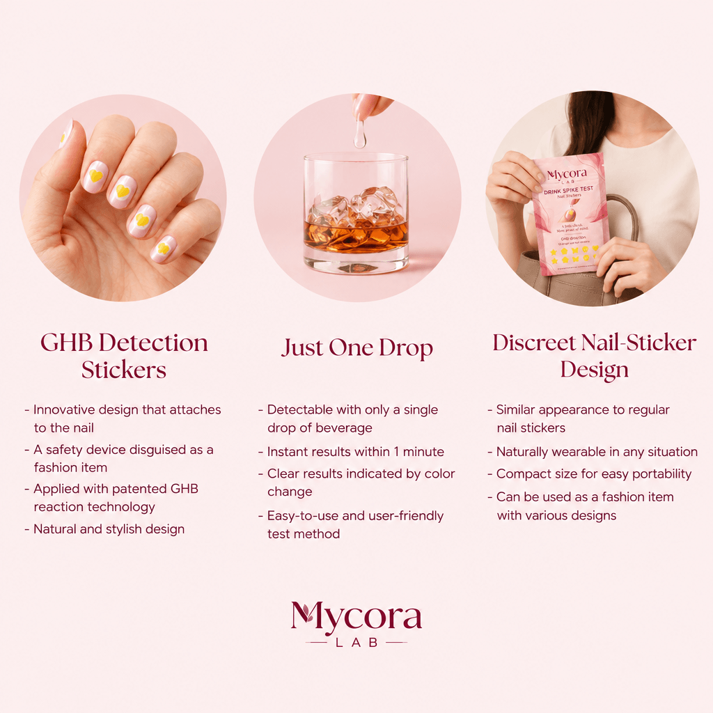 Mycora Lab - Drink Check Nail Stickers